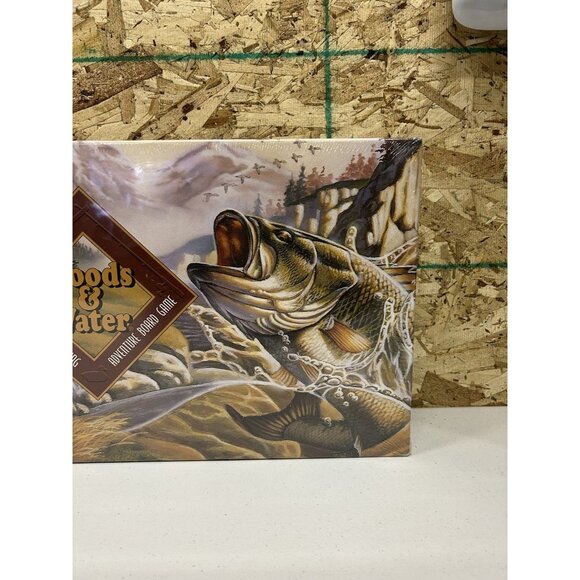 Woods & Water Board Game 1995 Hunting Fishing Adventure New Sealed Home Rock Ent - Picture 4 of 8